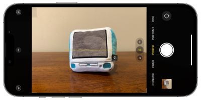 niveau caméra ios 17