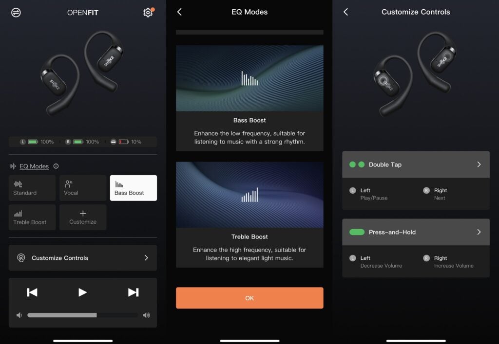 Application Shokz OpenFit