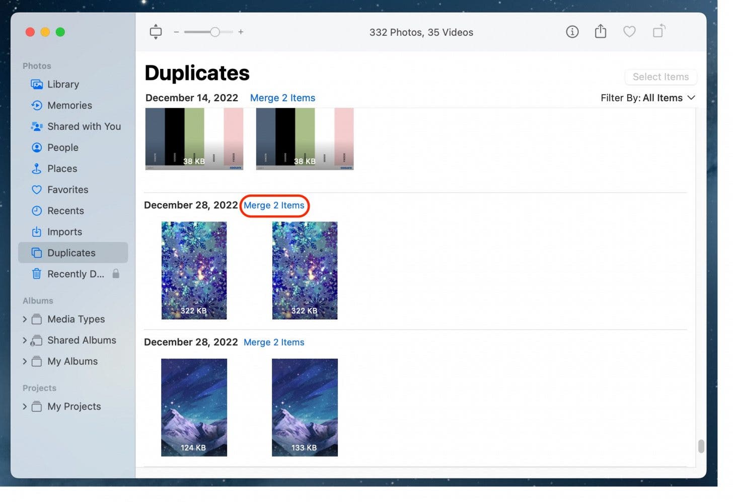 comment supprimer des photos en double sur mac