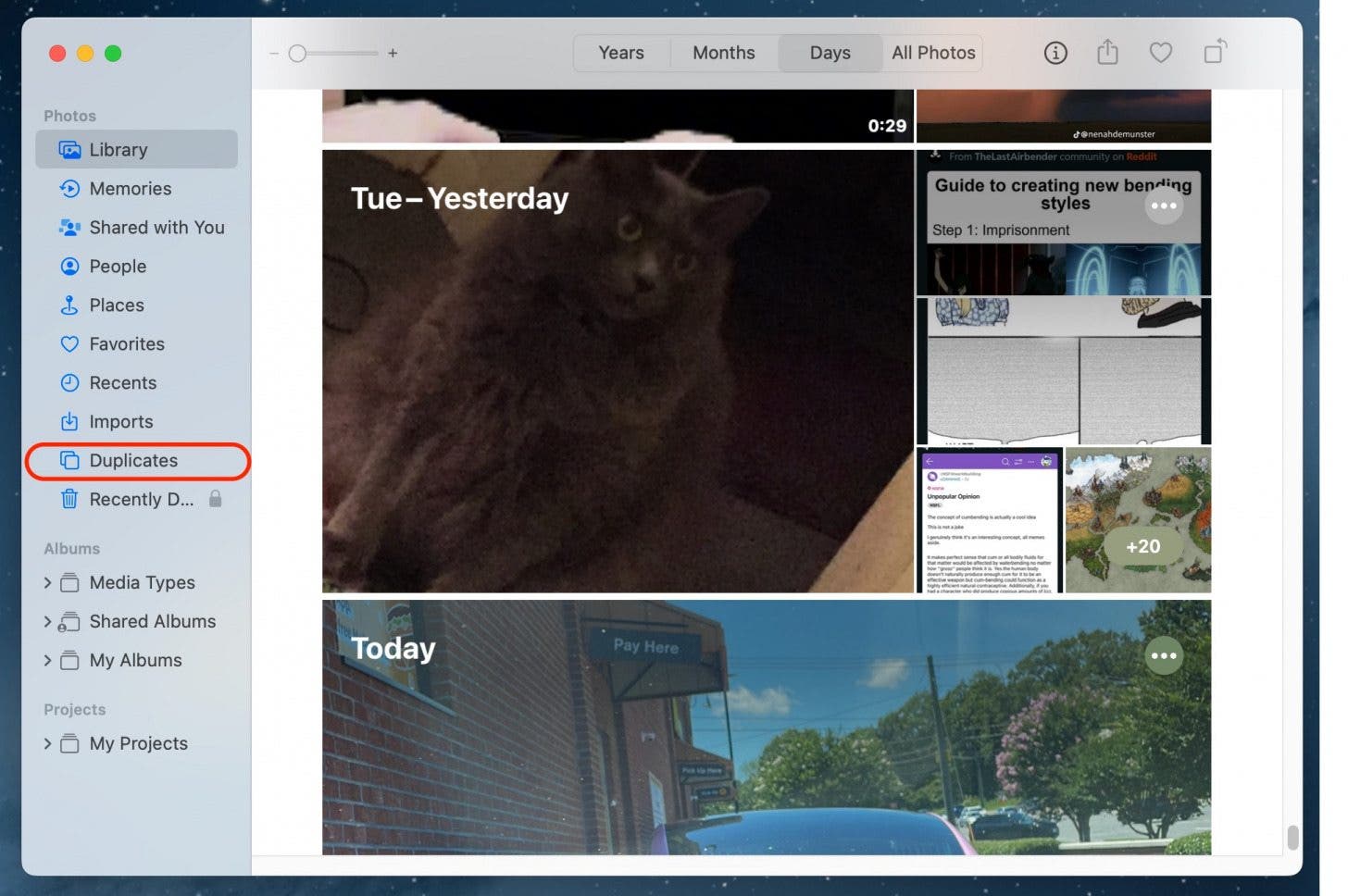 recherche de photos en double mac