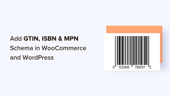 Comment ajouter un schema GTIN ISBN et MPN dans WordPress