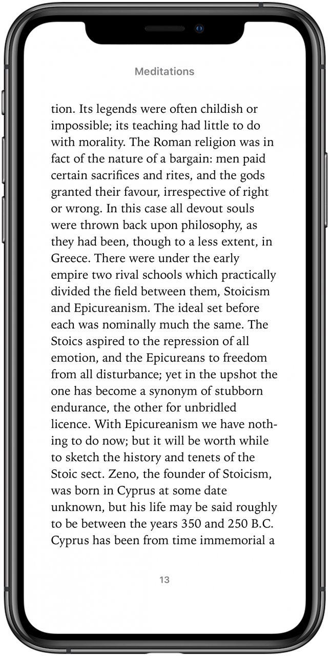ebook sur iphone