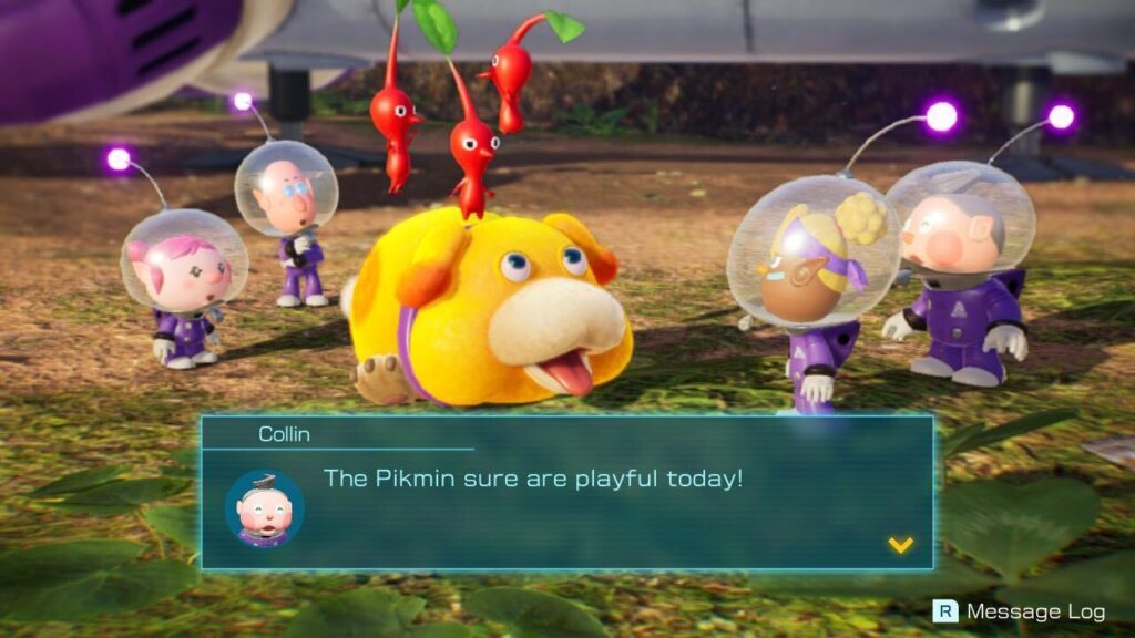 Pikmin 4 Oatchi et Pikmin