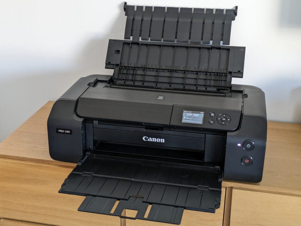 Bacs ouverts - Canon PIXMA Pro-200