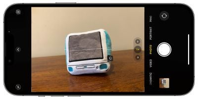 ios 17 caméra niveau non