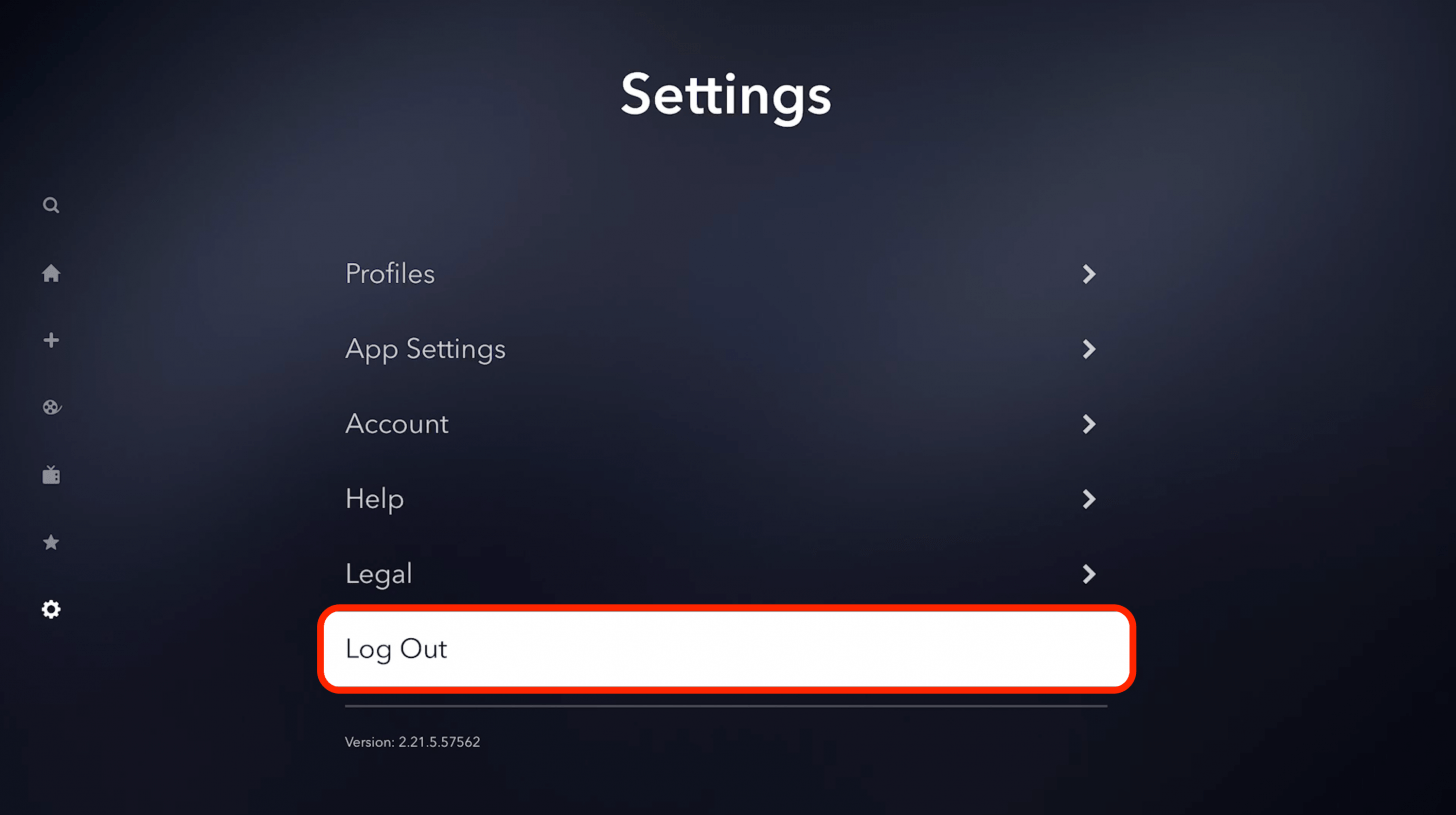 Déconnectez-vous de Disney Plus, puis reconnectez-vous.