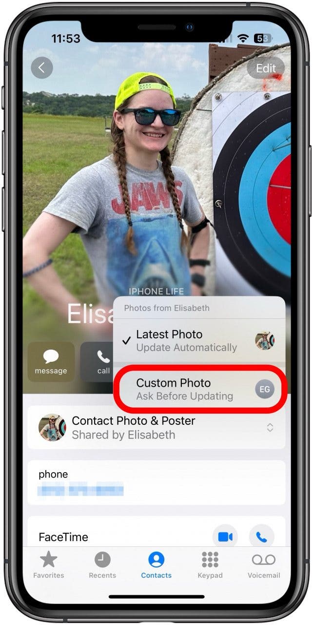 1692273636 285 Personnalisez laffiche de contact de quelquun dautre sur votre iPhone