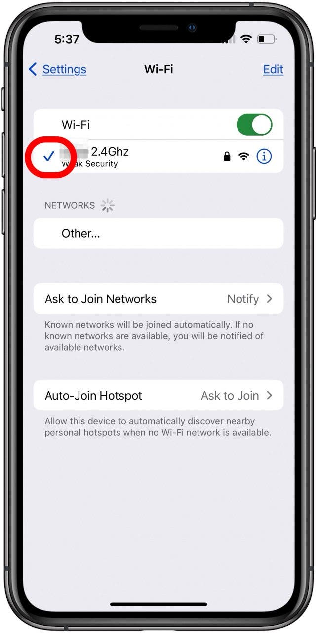 recherchez la coche bleue à côté du réseau wifi recherchez la coche bleue à côté du réseau wifi