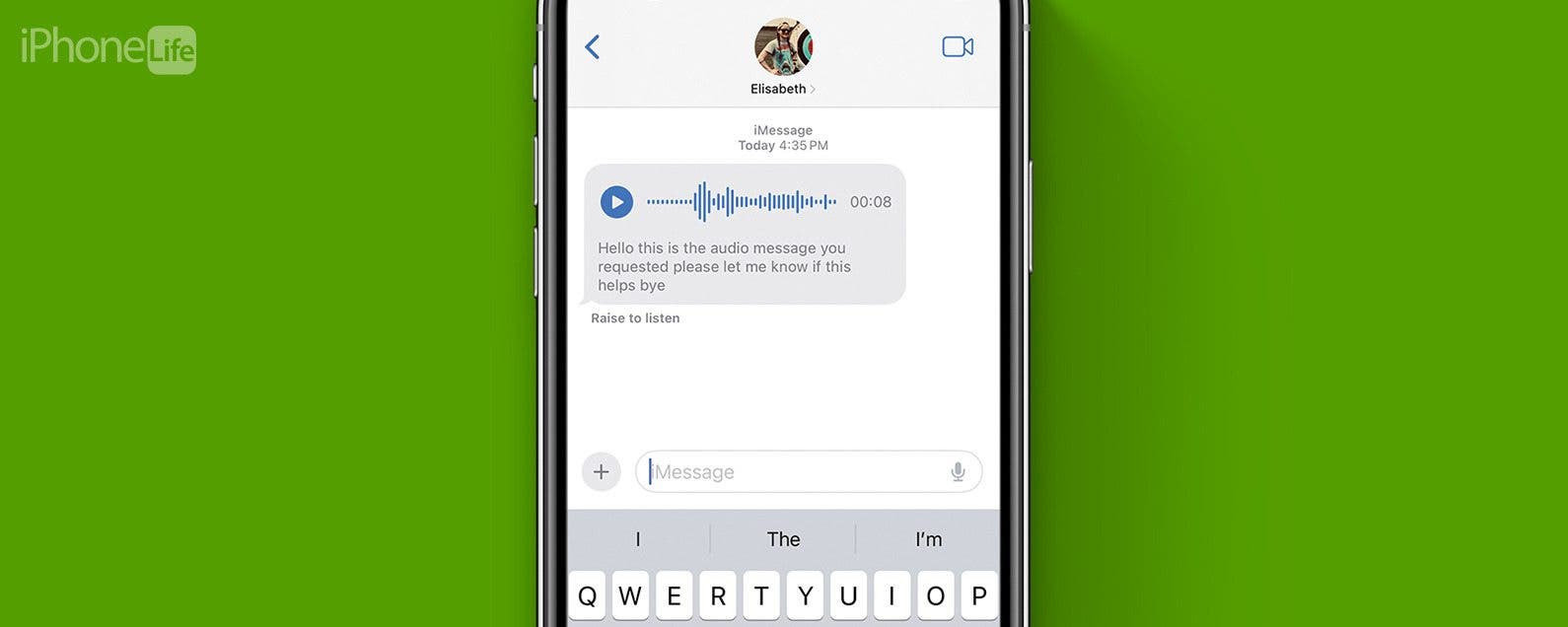 Afficher une transcription des messages audio iOS 17