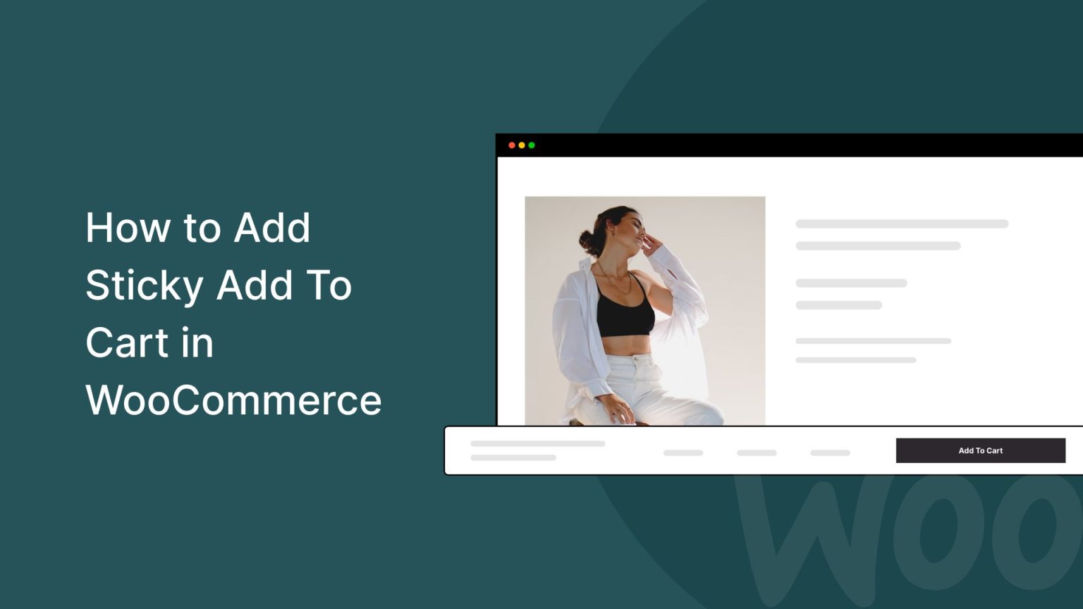 Comment ajouter un ajout collant au panier dans WooCommerce en