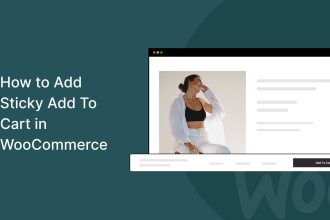Comment ajouter un ajout collant au panier dans WooCommerce en