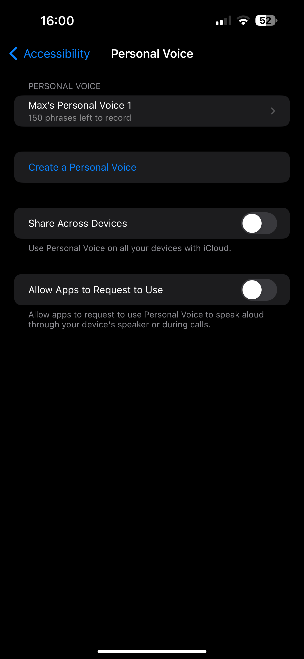 Comment configurer Personal Voice sur iOS 17