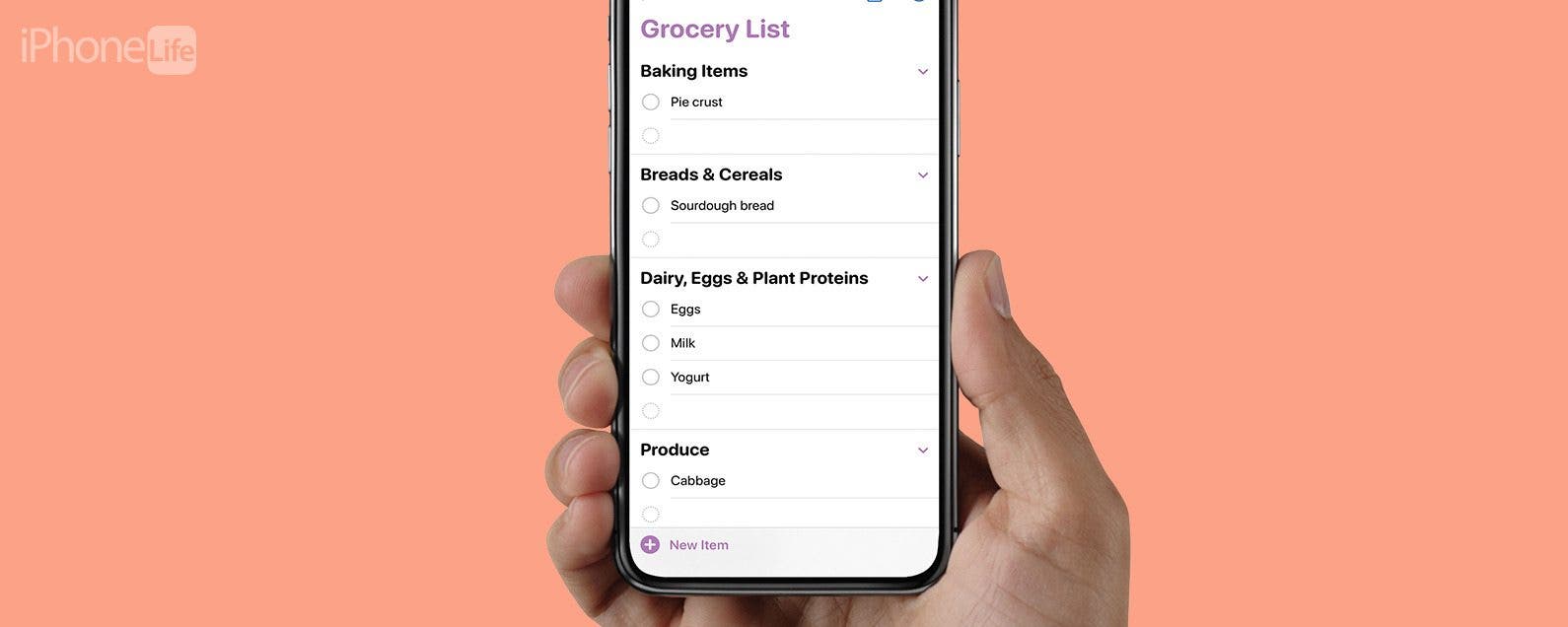 Comment trier automatiquement les listes depicerie dans les rappels iOS