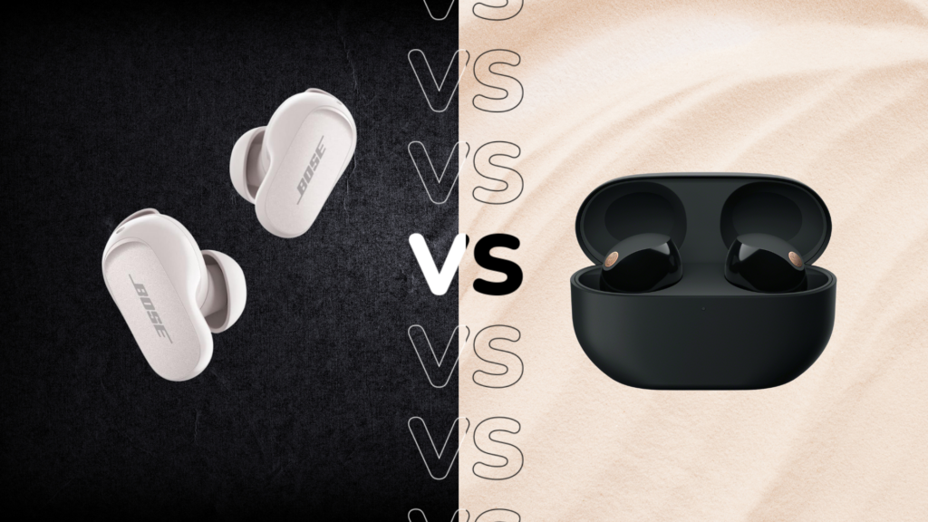 Sony WF 1000XM5 vs Bose QuietComfort Earbuds II quel est