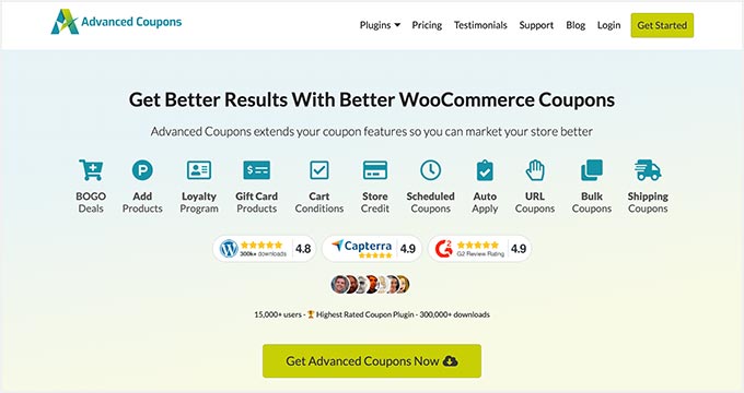 Coupons avancés Coupons avancés