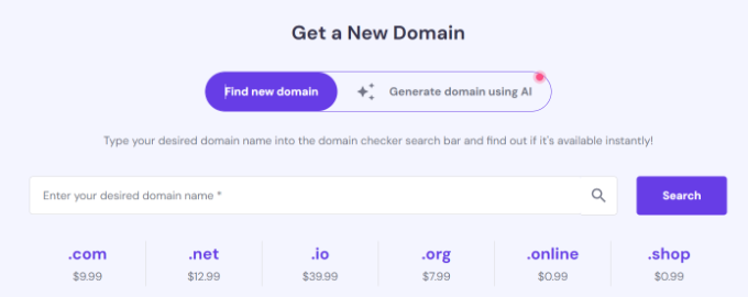 Recherchez votre nom de domaine Recherchez votre nom de domaine