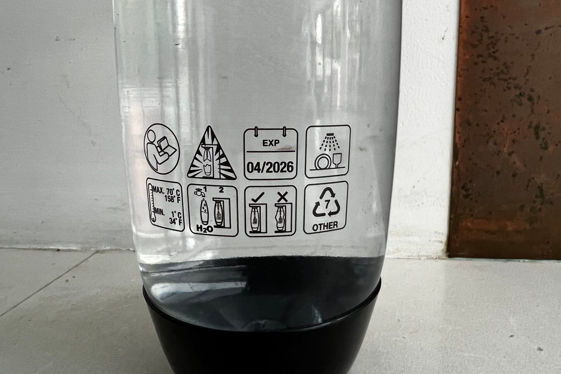 SodaStream E-Terra va au lave-vaisselle