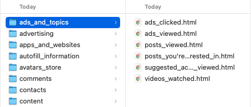 Ouvrez le fichier téléchargé et parcourez le dossier ads_and_topics