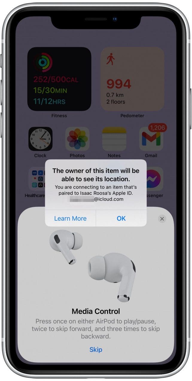 j'ai trouvé les airpods de quelqu'un - comment réinitialiser vos airpods