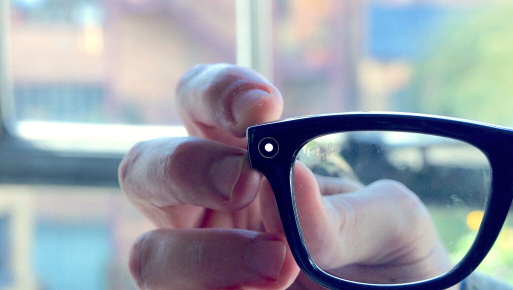 Indicateur lumineux LED des lunettes Ray-Ban Meta