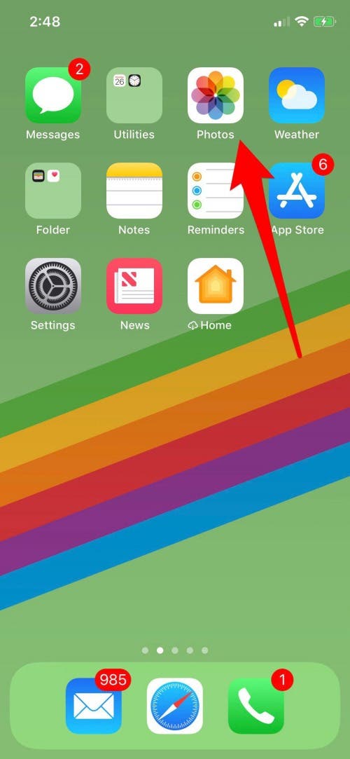 comment supprimer des photos de l'iphone