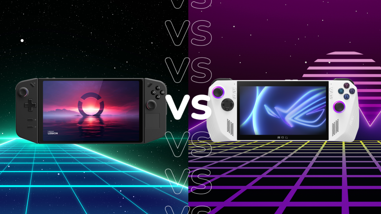 Lenovo Legion Go vs Asus ROG Ally quel ordinateur