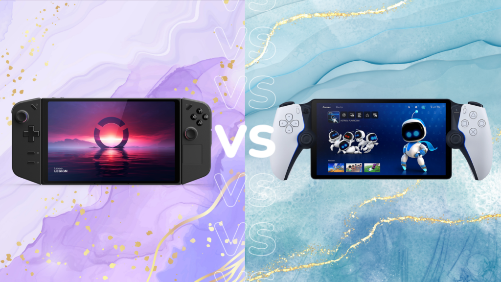 Lenovo Legion Go vs PlayStation Portal quel ordinateur de