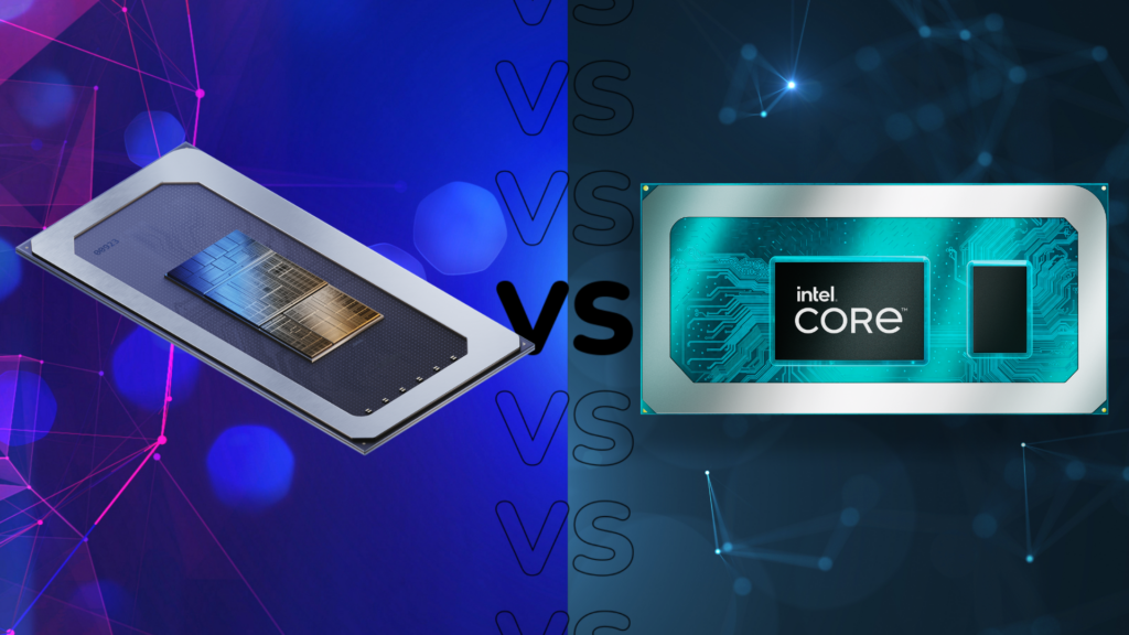 Intel Meteor Lake contre Raptor Lake