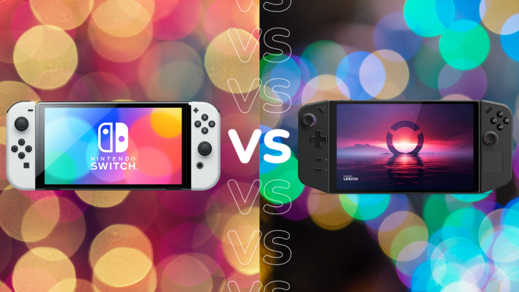 Nintendo Switch vs Lenovo Legion Go quel ordinateur de