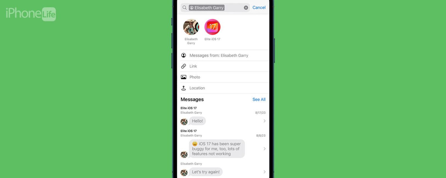 1696135138 Comment rechercher facilement des messages texte sur iPhone iOS 17
