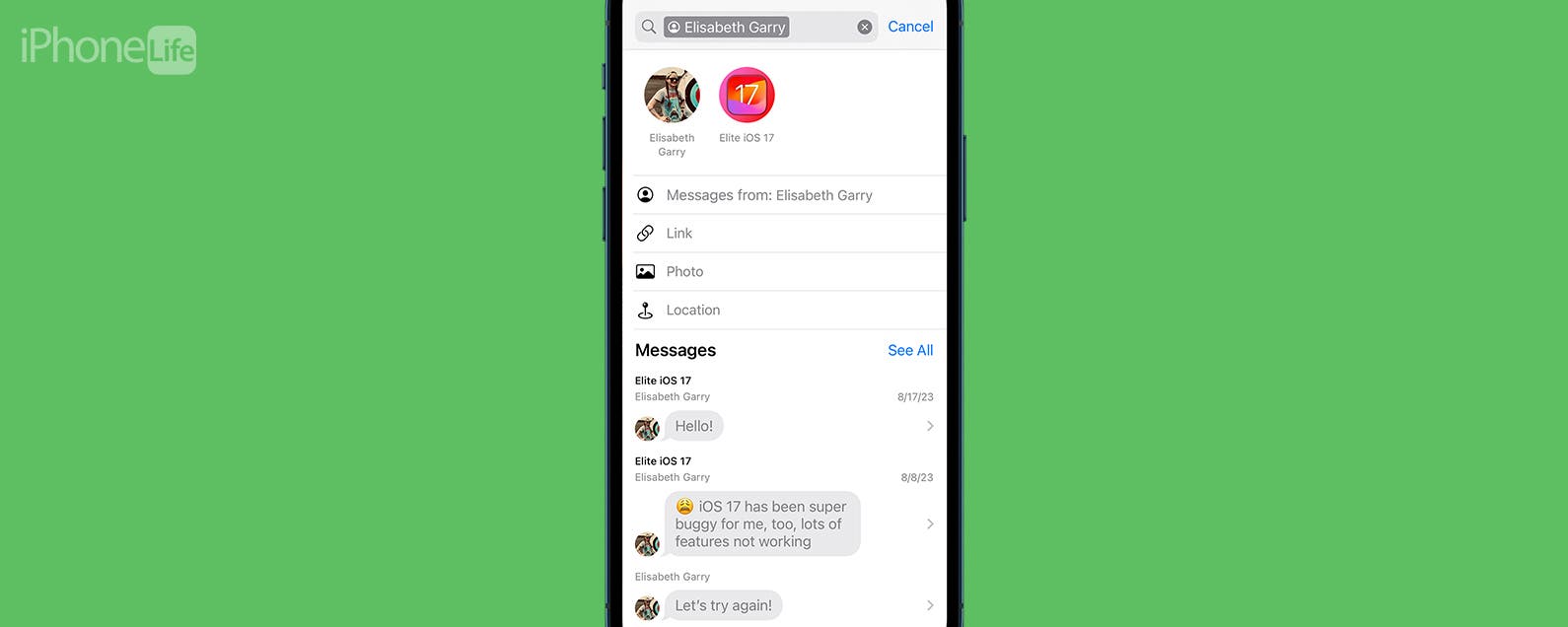 1696135138 Comment rechercher facilement des messages texte sur iPhone iOS 17