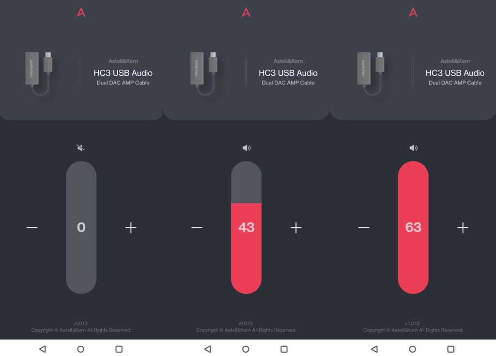 Application Android Astell Kern AK HC3