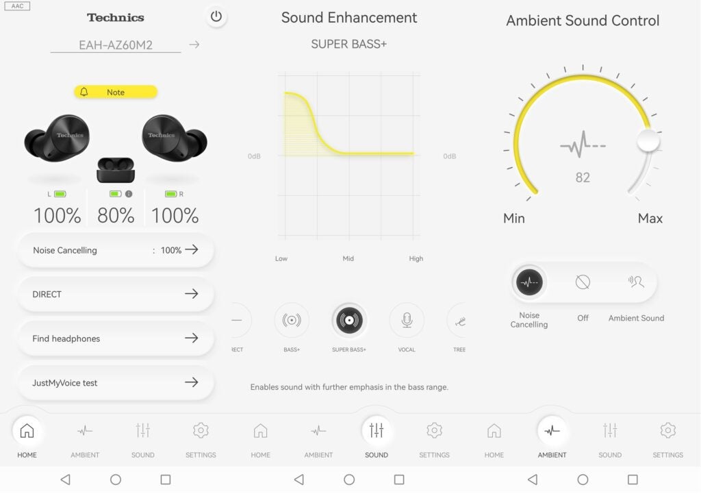 Application de connexion Technics AZ60