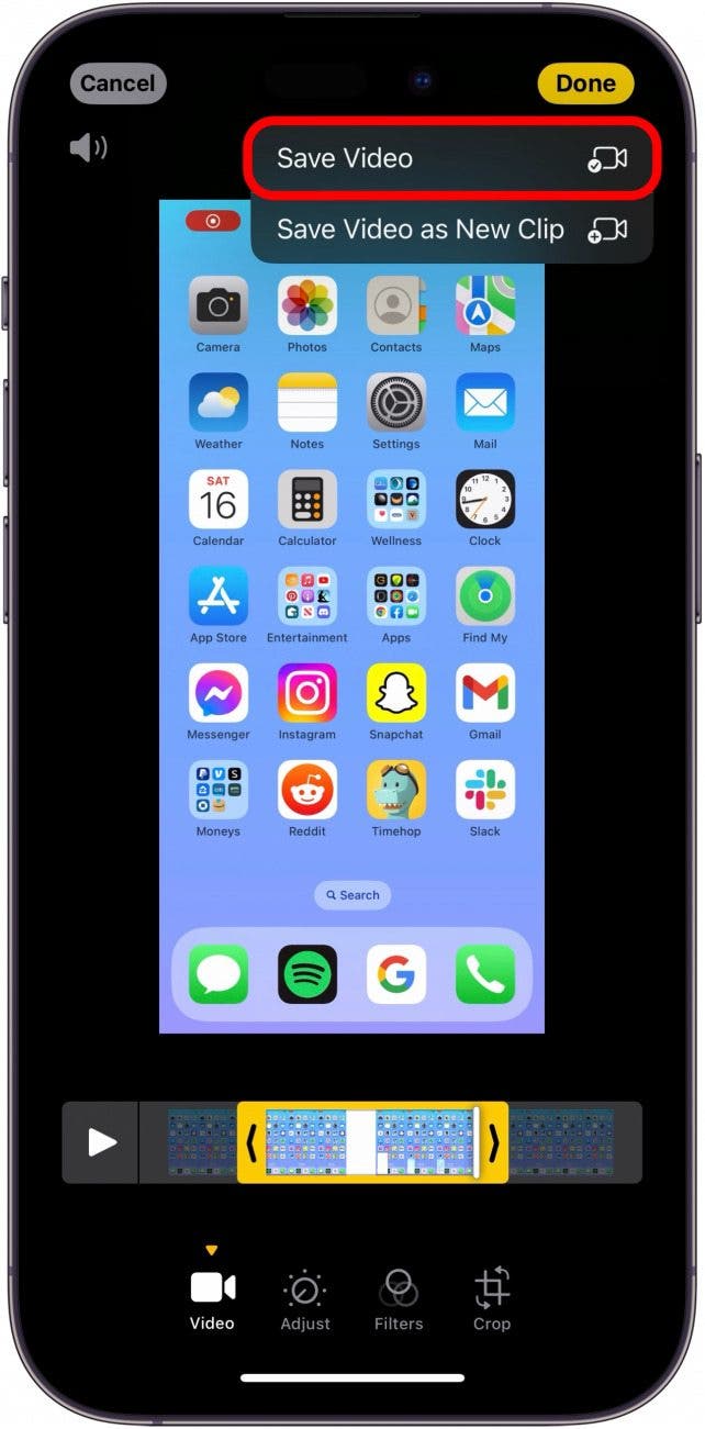 combien de temps pouvez-vous enregistrer un iPhone