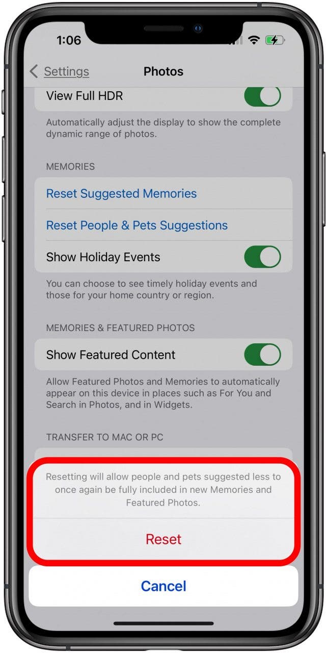 appuyez à nouveau sur réinitialiser pour réinitialiser les suggestions de personnes et d'animaux appuyez à nouveau sur réinitialiser pour réinitialiser les suggestions de personnes et d'animaux