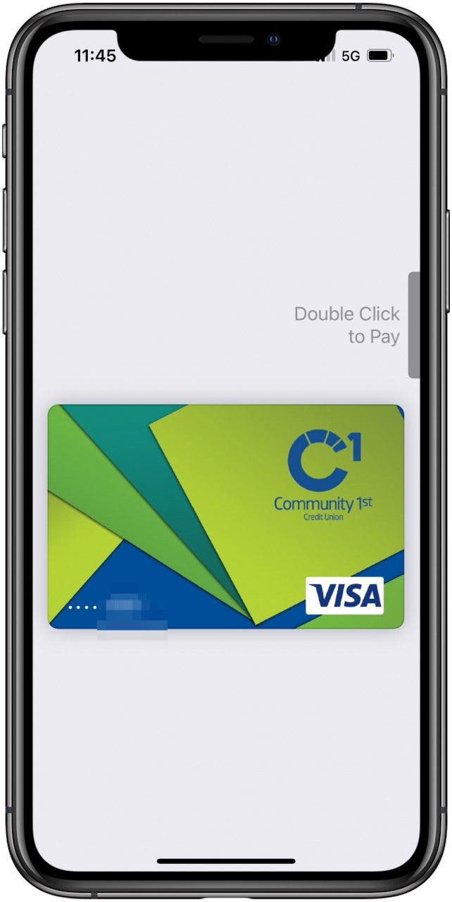 double-cliquez sur le bouton latéral pour utiliser Apple Pay chez Starbucks