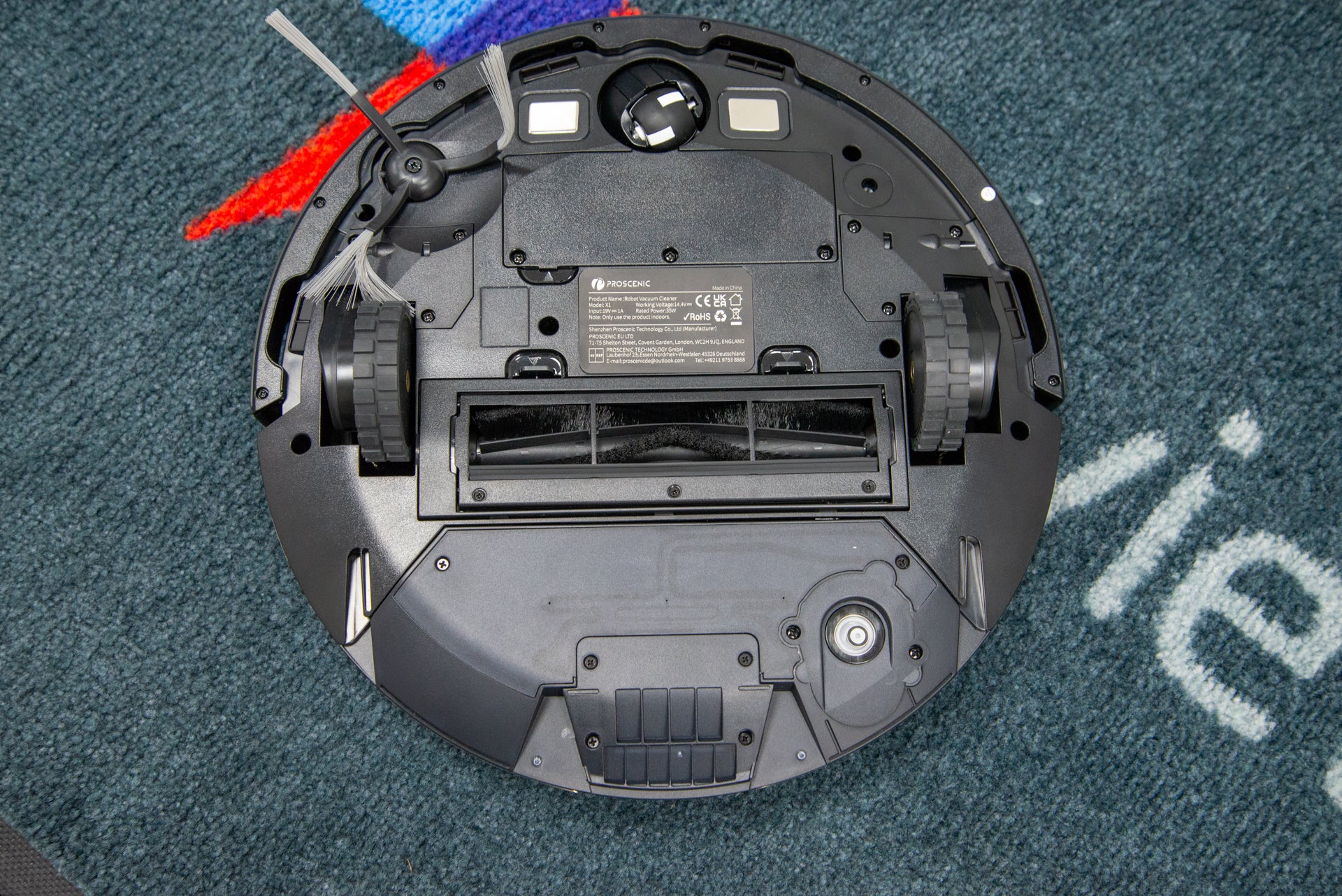 Proscenic Floobot X1 en dessous