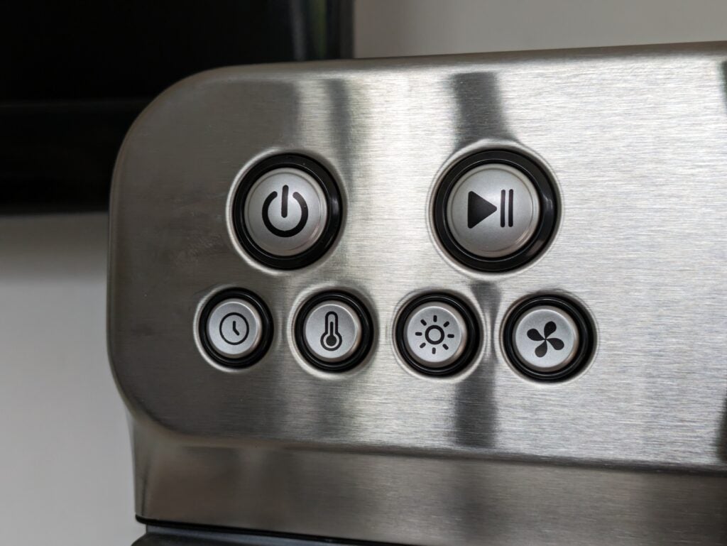 Commandes du four à friteuse à air HYSapientia 24l
