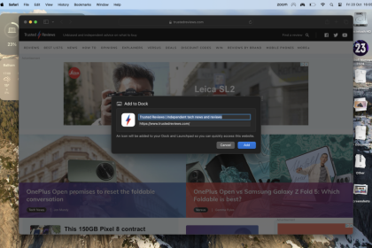 1698094935 Comment ajouter une application Web a votre dock sur MacOS