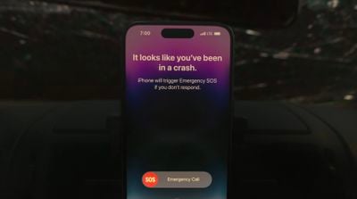 Détection d'accident de voiture sur iPhone 14