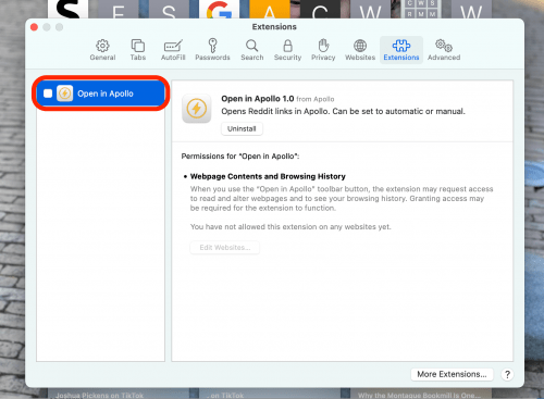 1698330336 378 Comment supprimer rapidement les extensions Safari