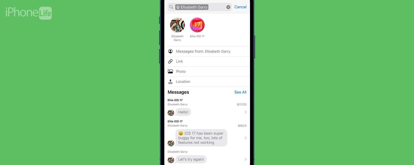 Comment rechercher facilement des messages texte sur iPhone iOS 17
