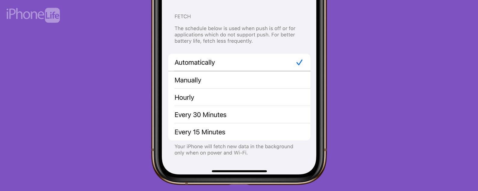 Economisez la batterie de liPhone en modifiant la frequence de
