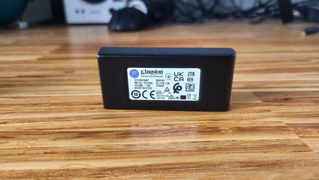 Kingston XS1000 SSD externe arrière