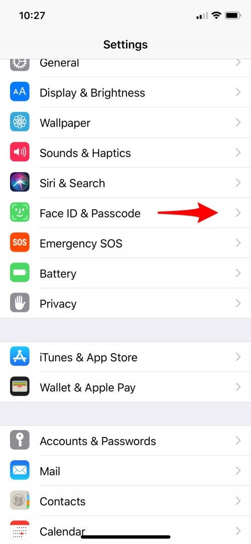 Rendre Face ID plus rapide en desactivant la demande dattention