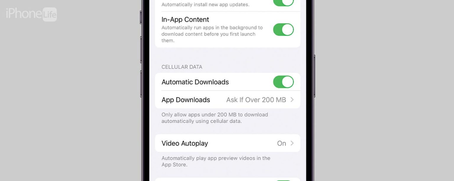 1699286531 Comment utiliser les donnees cellulaires pour les telechargements automatiques dapplications