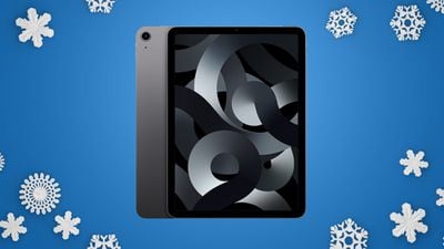flocons de neige sur iPad Air