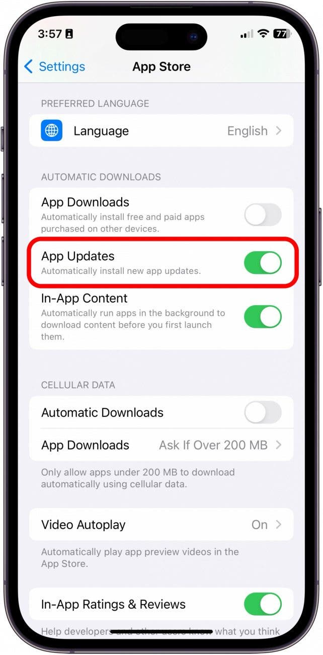 comment mettre à jour mes applications