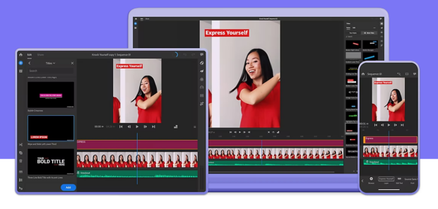 Titre personnalisé Adobe Rush exprimez-vous
