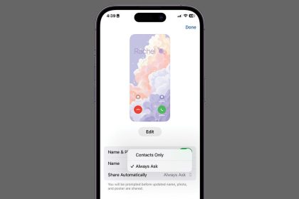 1699910700 Partager une photo de contact sur iPhone automatique ou contacts